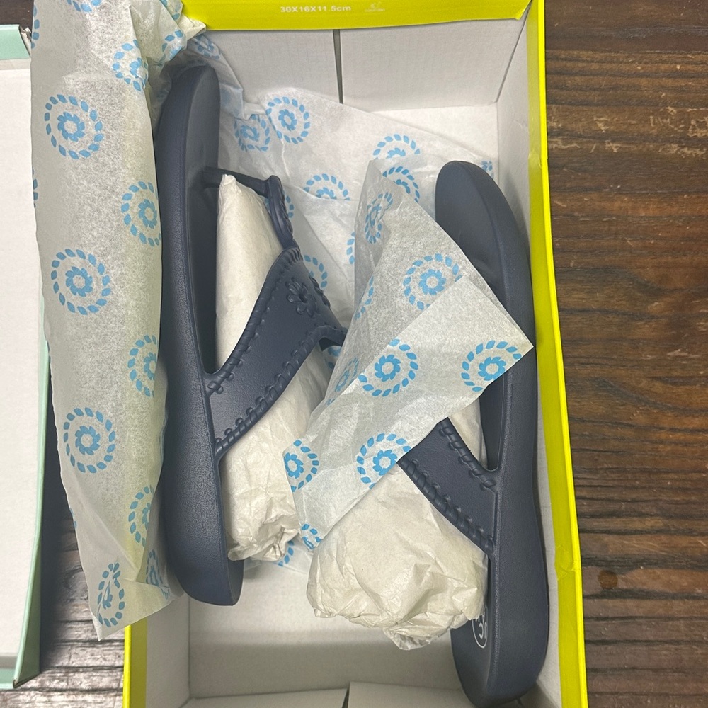 Jack Rogers Navy Waterproof EVA Sandal NEW IN BOX - Picture 4 of 10